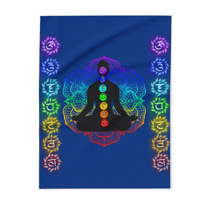 Fleece Blanket - Chakra Inspired Arctic Design