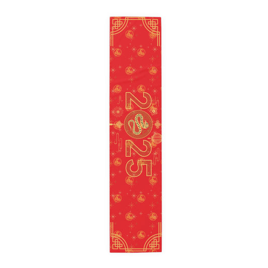 Chinese New Year Snake 2025 Table Runner