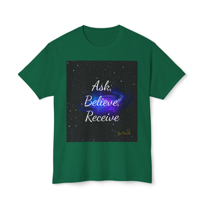 T-Shirt, Cotton, Unisex, Ask, Believe, Receive, Law of Attraction