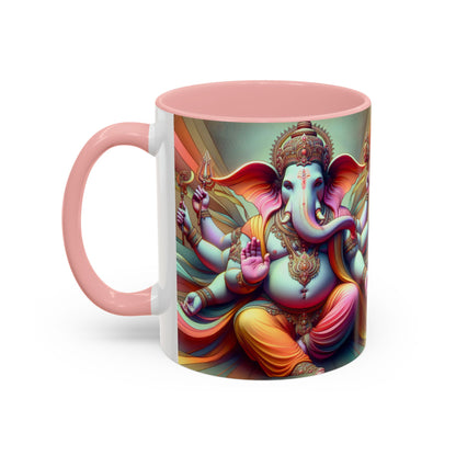 Lord Ganesha  – Spiritual Coffee Mug for New Beginnings, Prosperity & Positive Energy