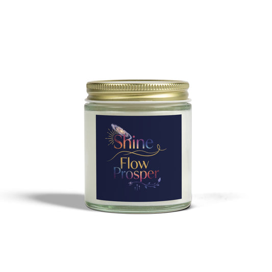 Shine Flow Prosper – Luxe Cosmic Scented Candle