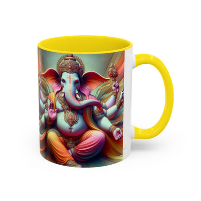 Lord Ganesha  – Spiritual Coffee Mug for New Beginnings, Prosperity & Positive Energy