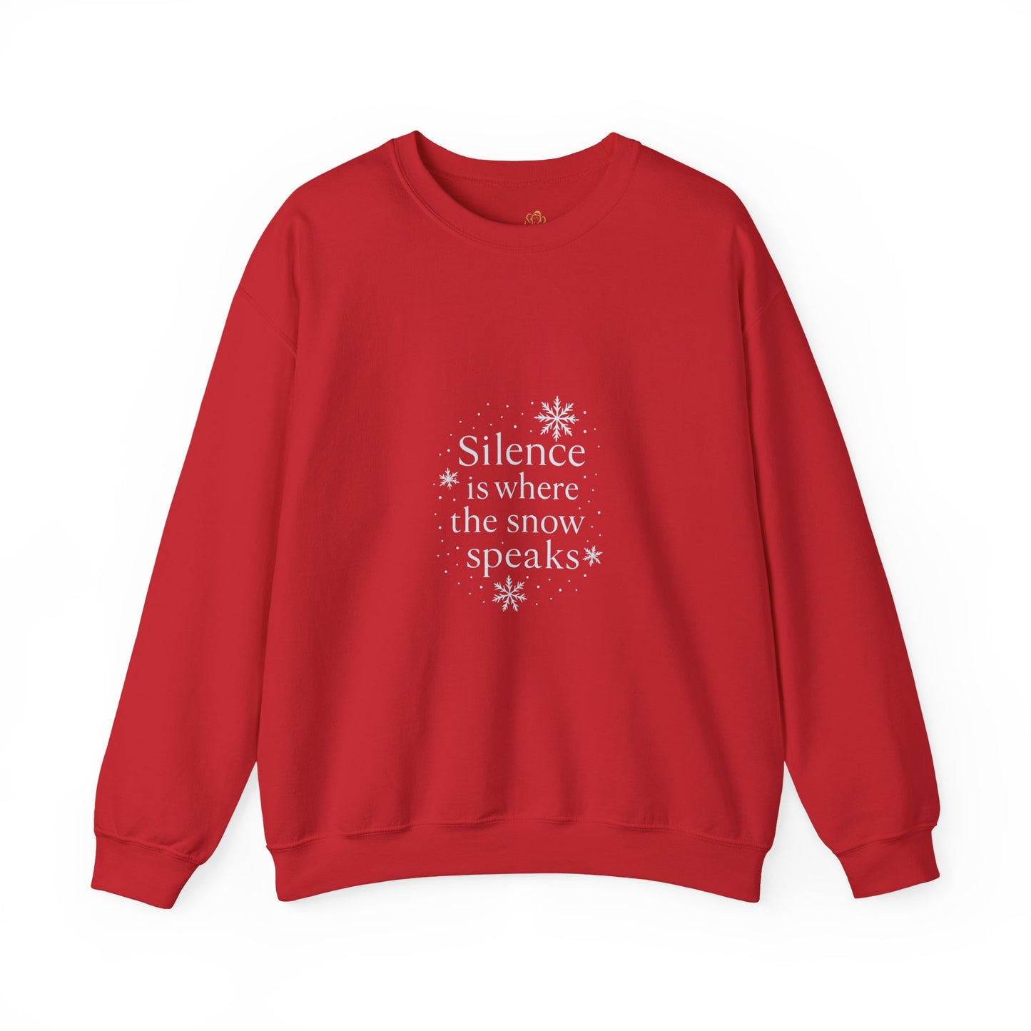 Silence Is Where the Snow Speaks – Spiritual Winter Sweatshirt (Unisex)