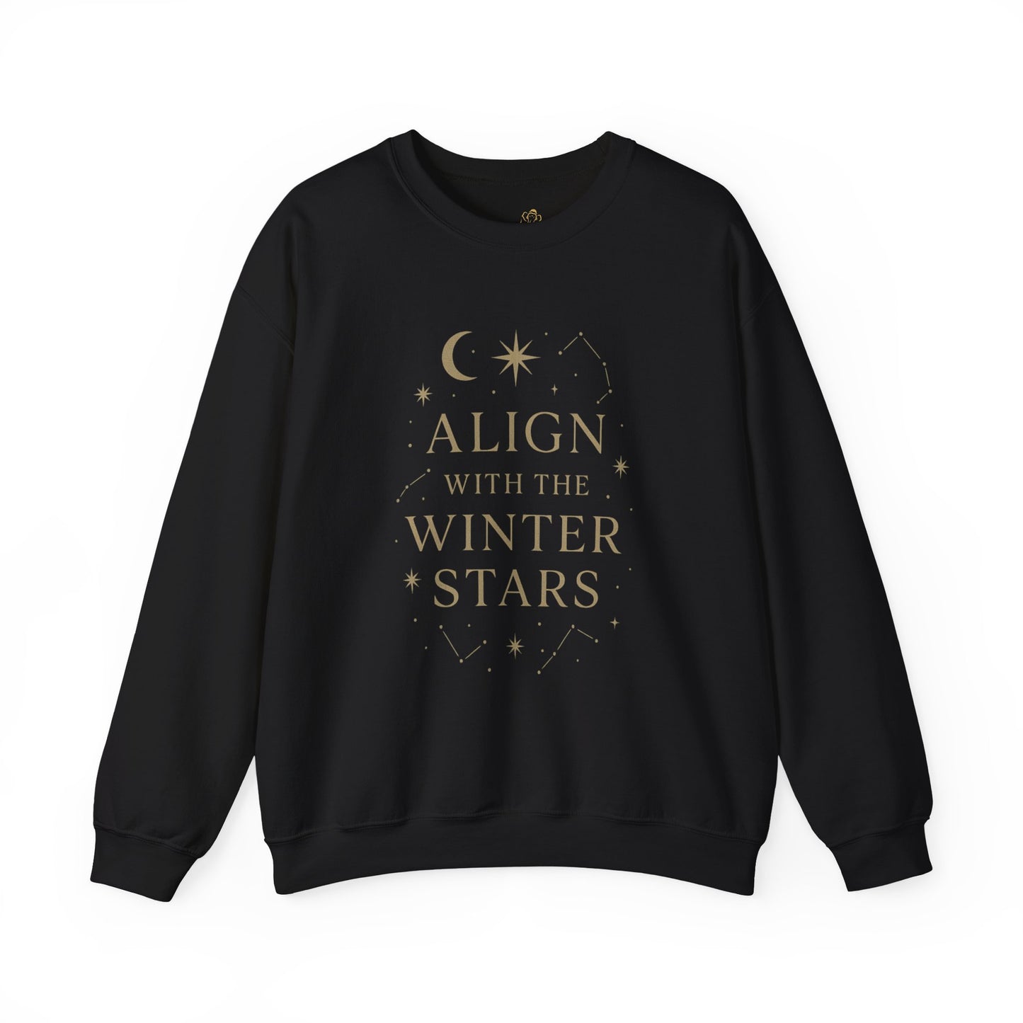 Align with the Winter Stars – Celestial Holiday Sweatshirt | Spiritual Winter Vibes