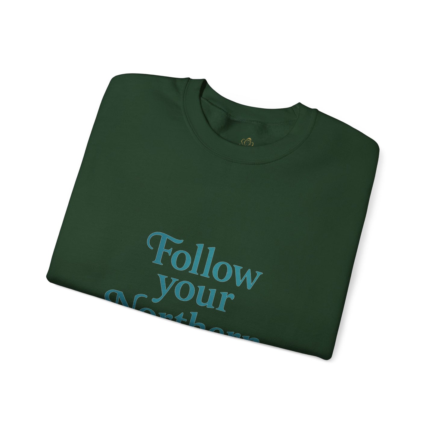 Follow Your Northern Light – Minimalist Winter Affirmation Sweatshirt (Unisex)