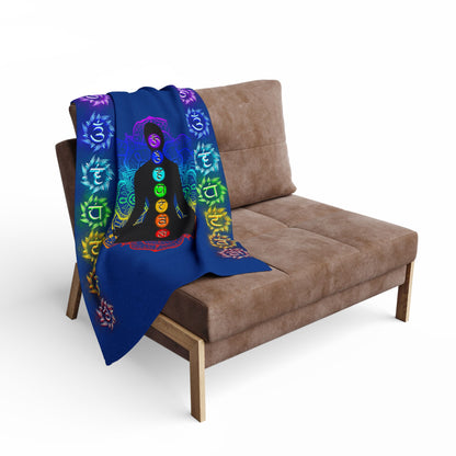 Fleece Blanket - Chakra Inspired Arctic Design