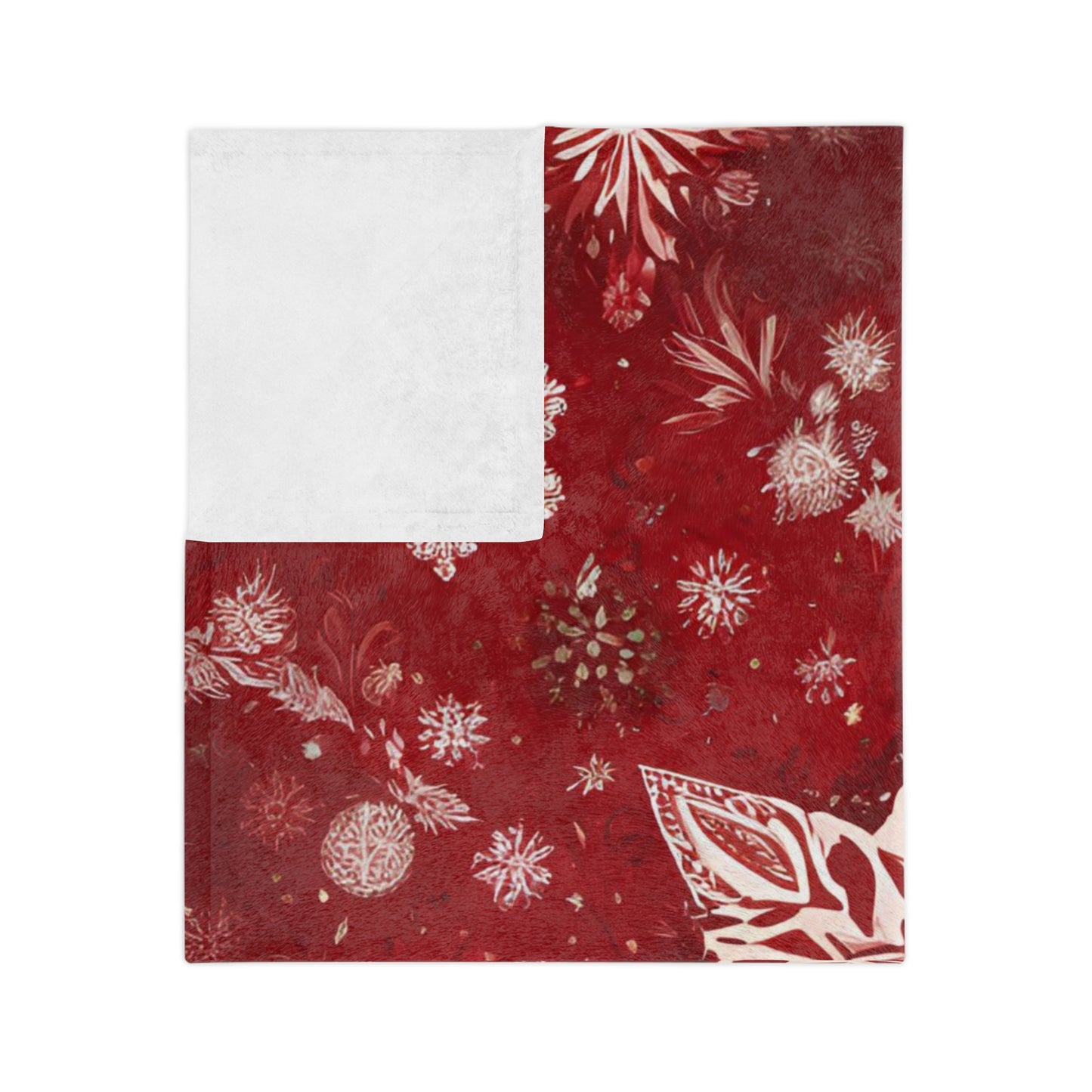 Velveteen Blanket Snowflake Star