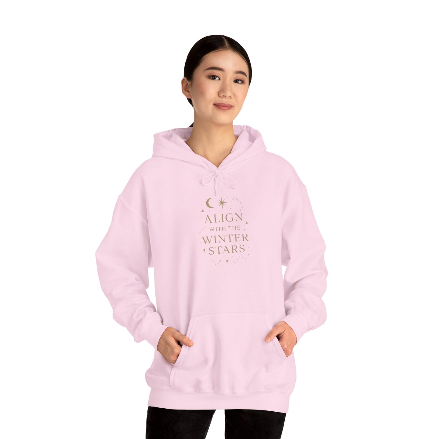 Align with the Winter Stars – Celestial Spiritual Hoodie