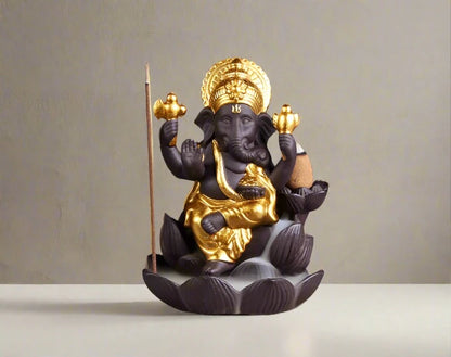 Ganesha Backflow Incense Burner