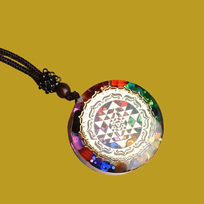 7 Chakra Orgonite Pendant