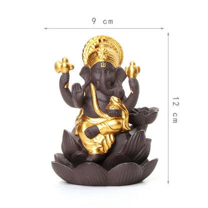 Ganesha Backflow Incense Burner