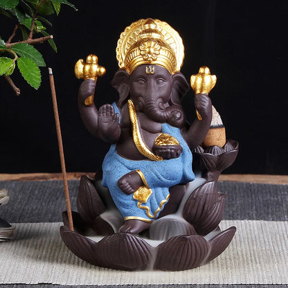 Ganesha Backflow Incense Burner