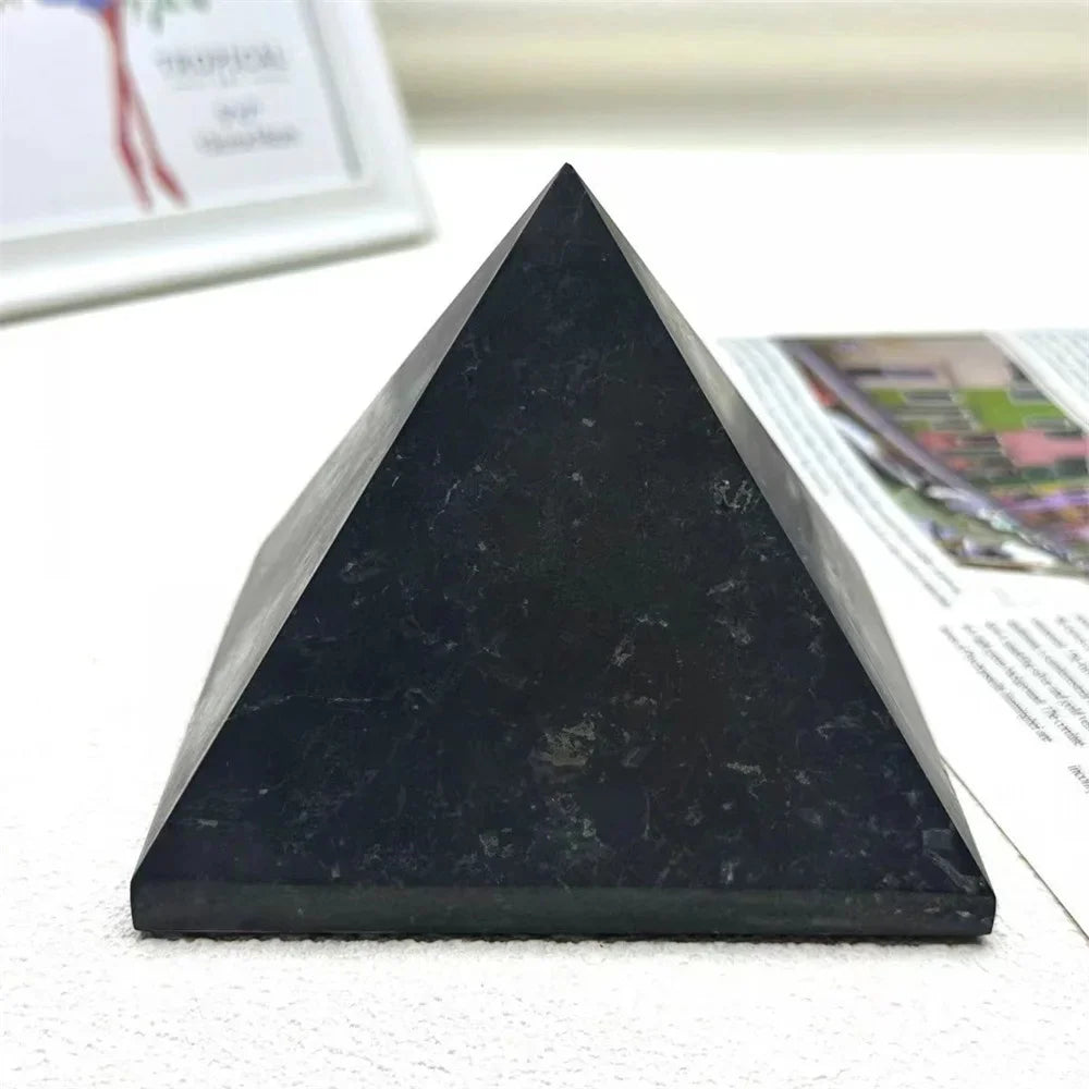 Shungite Crystal Pyramid