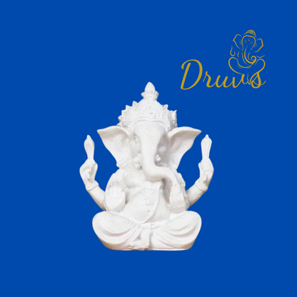 White Ganesha Statue