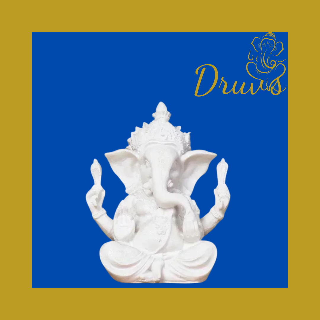 White Ganesha Statue2