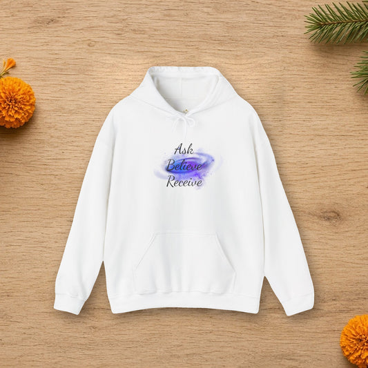 ask believe receive hoodie