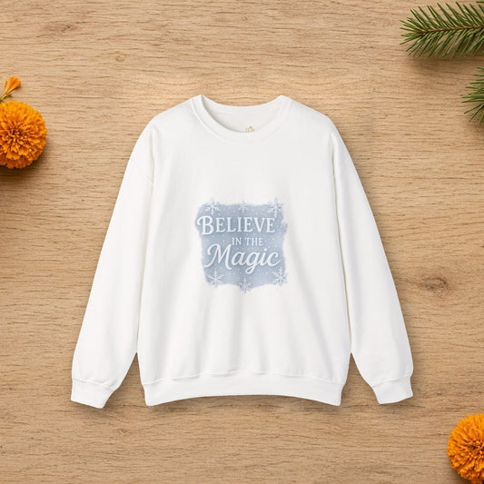 believe in the magic winter sweatshirt