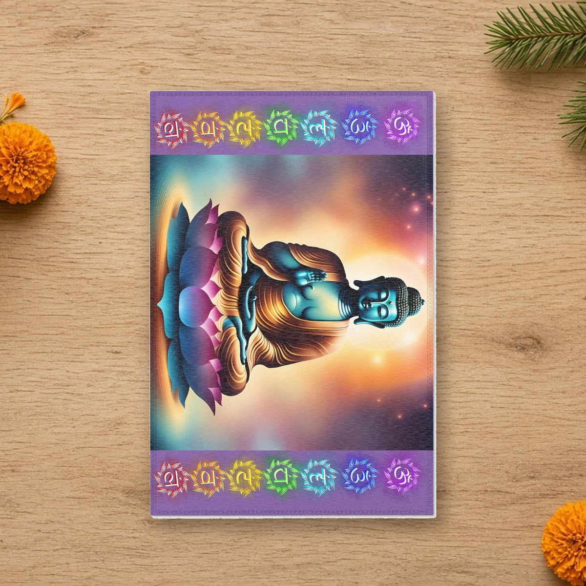 buddha chakra area rug