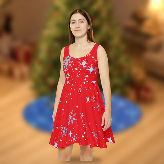 dress redsnowflake christmas