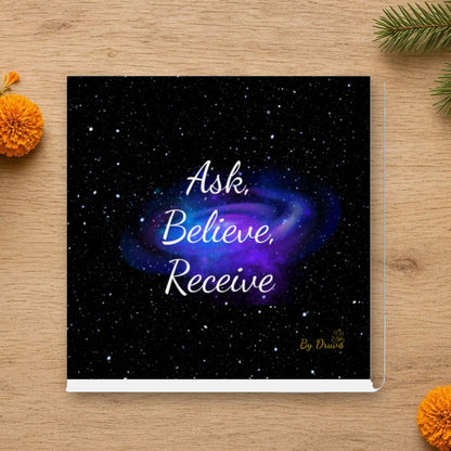 fridge magnet ask believe receive law of attraction magnet positive thinking