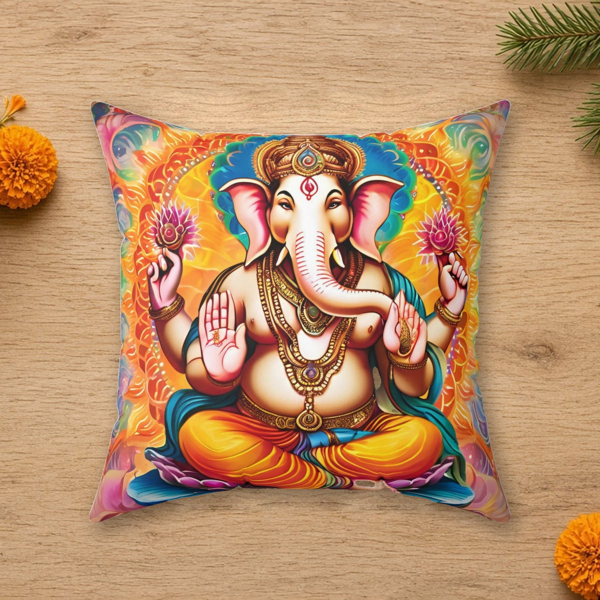 ganesh decorative pillow