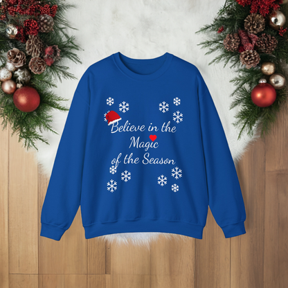 Christmas Sweatshirt, Ugly Christmas Sweater, Holiday Season, Xmas Cheer, Magic of the Season, Gifts