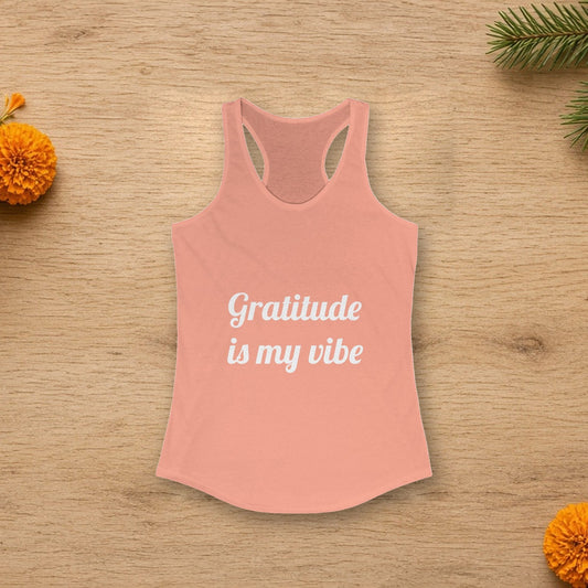 gratitude is my vibe tank top affirm it in style
