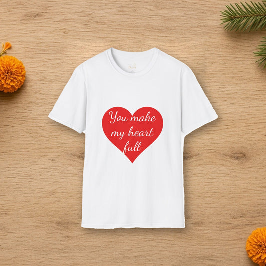 heart full t shirt