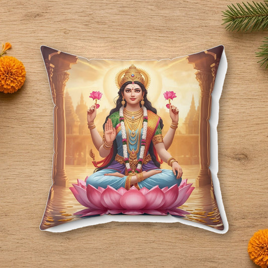 lakshmi decorative pillow