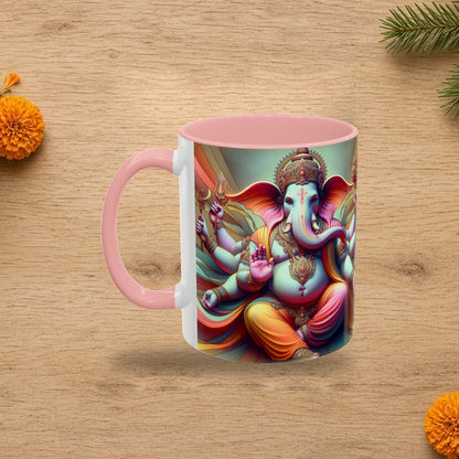 lord ganesha spiritual coffee mug for new beginnings prosperity positive energy
