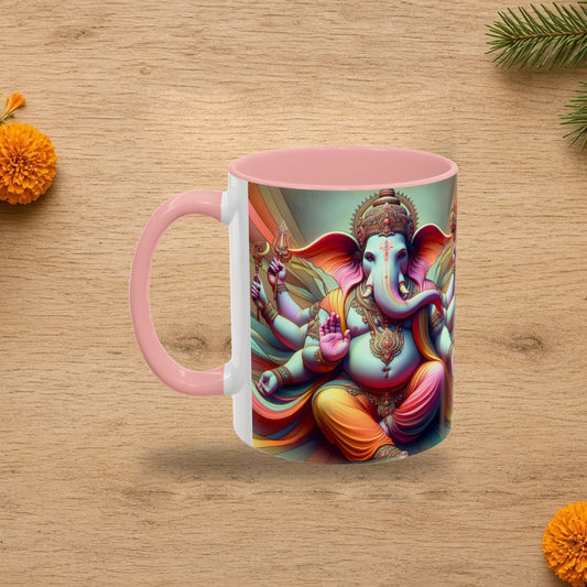lord ganesha spiritual coffee mug for new beginnings prosperity positive energy