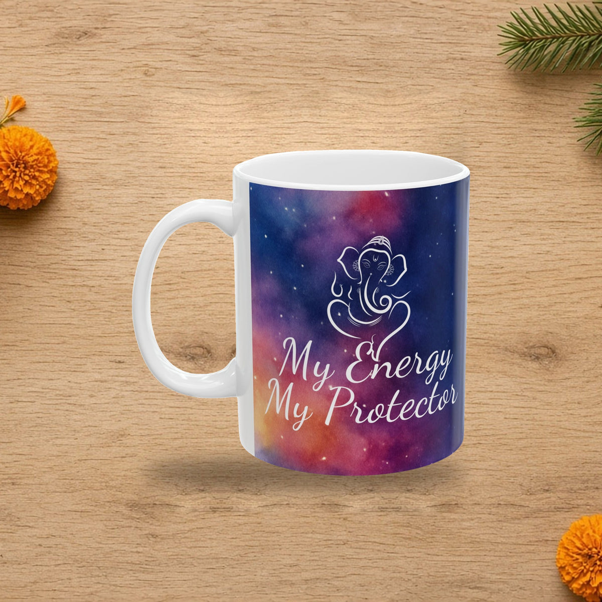 my energy my protector ganesh mug