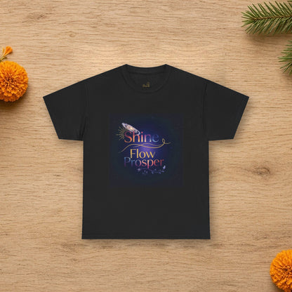 shine flow prosper cosmic tshirt
