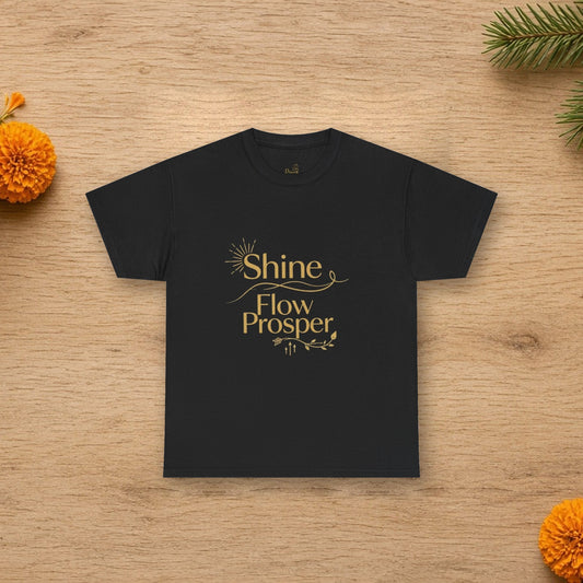 shine flow prosper tee luxe