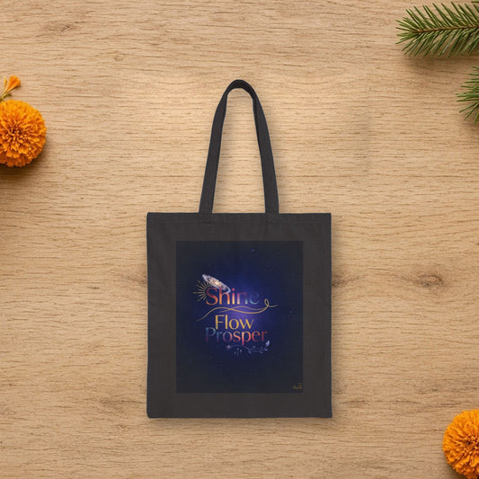 shine flow prosper tote bag