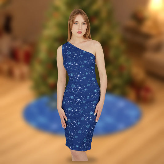 shoulder dress bluestar