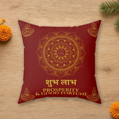 shubh labh diwali cushion