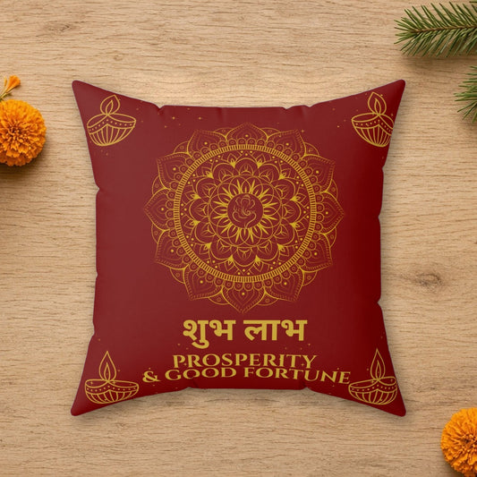 shubh labh diwali cushion
