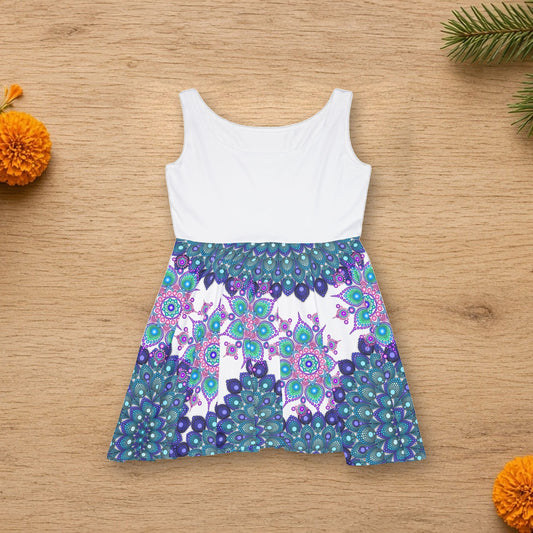 womens skater dress aop